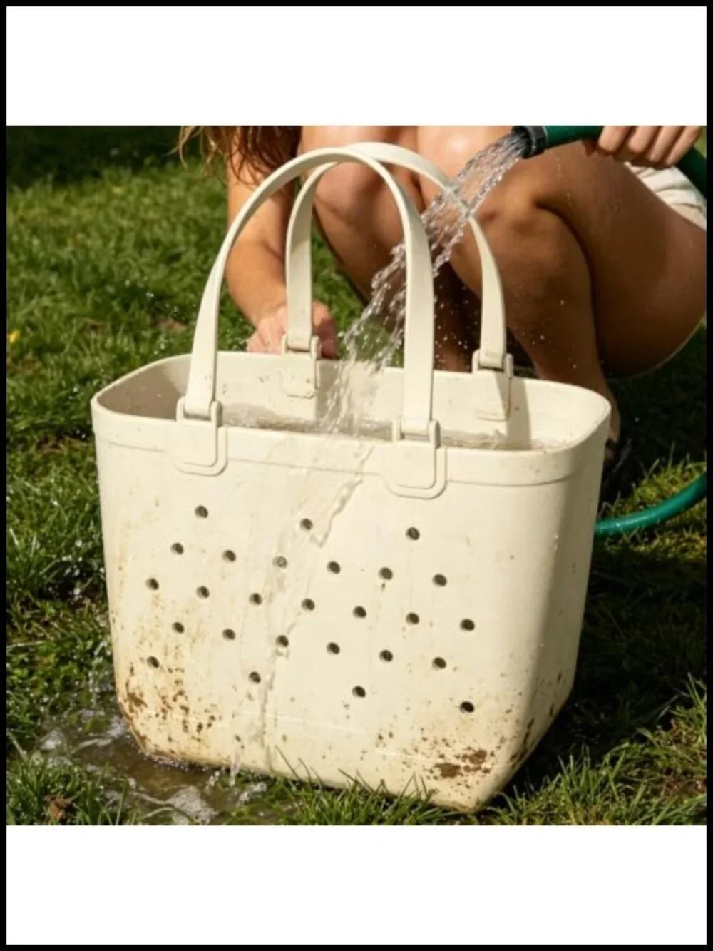 Waterproof Sandproof Rubber Beach Tote Bag Large Capacity EVA Handbag